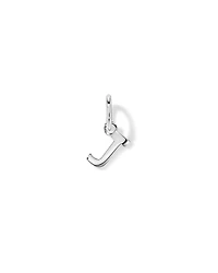 Pendentif initiale lettre J en argent sterling