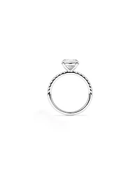 2.31 Carat TW Round Brilliant Lab-Grown Diamond Side Accent Engagement Ring in 14kt White Gold