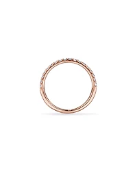 0.34TW Round Brilliant Laboratory-Grown Diamond Wedding Band 14kt Rose Gold
