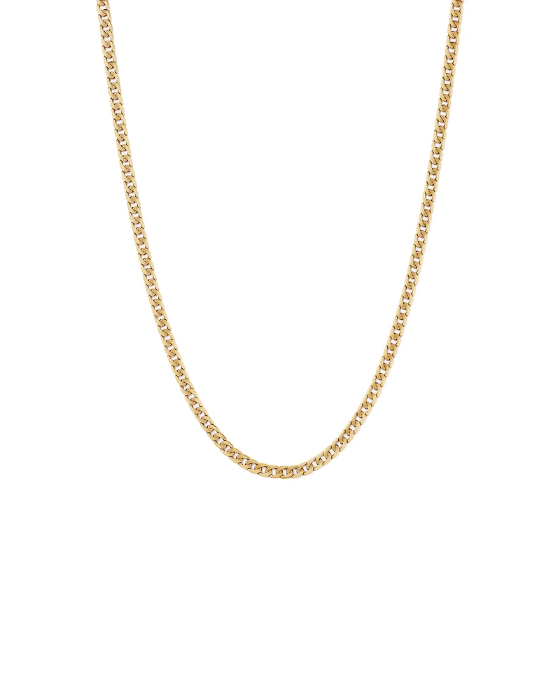 60cm (22") 6mm-6.5mm Width Curb Chain in 10kt Yellow Gold
