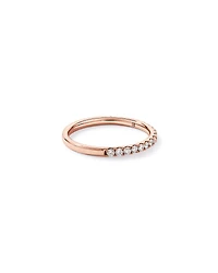 0.34TW Round Brilliant Laboratory-Grown Diamond Wedding Band 14kt Rose Gold