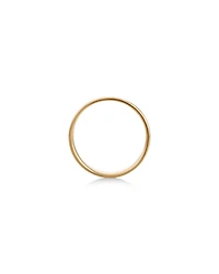 Half Round Wedding Band in 10kt Yellow Gold