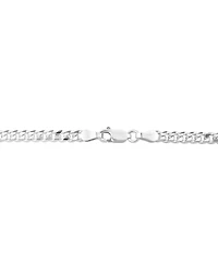 60cm (24") 3.4mm Width Curb Chain in Sterling Silver