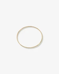 Jonc Ovale Audacieux en Or Jaune 10 ct