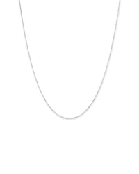 50cm (20") 1.8mm Width Belcher Chain Necklace in Sterling Silver