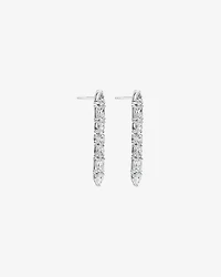 Multi-Stone Cubic Zirconia Drop Earrings in Sterling Silver