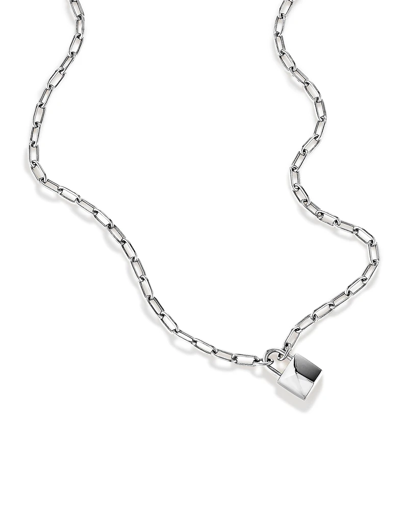 Collier Signature Lock en argent sterling