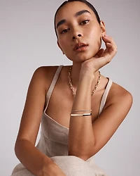 Bracelet de Tennis de 1,64 Carat TW en Diamant en Or Jaune 10kt