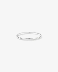 3.7mm Width Solid Round Baby Bangle in Sterling Silver