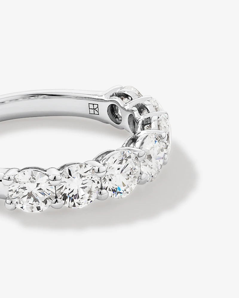 2.00 Carat TW Round Brilliant Laboratory-Grown Diamond Wedding Ring in 14kt Gold