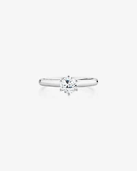 Certified Solitaire Engagement Ring with a 0.75 Carat TW Diamond in 18kt White Gold