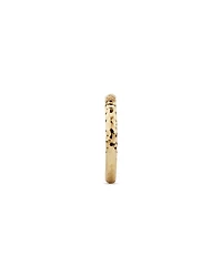 Hammered Finish Ring 10kt Yellow Gold