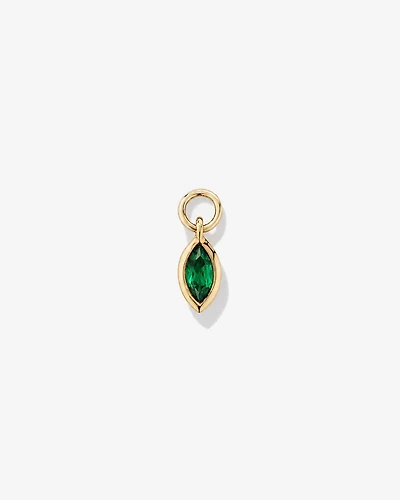 Breloque d'oreille Émeraude en or jaune 10 ct