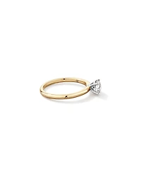0.70 Carat TW Round Brilliant Laboratory-Grown Diamond Solitaire Engagement Ring in 14kt White Gold