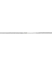 60cm (24") Oxidised Curb Chain in Sterling Silver