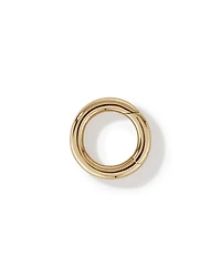 Polished Circle Pendant Connector in 10k Yellow Gold