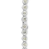 Bracelet de tennis en diamants de 6,00 carats TW en or blanc 14 ct