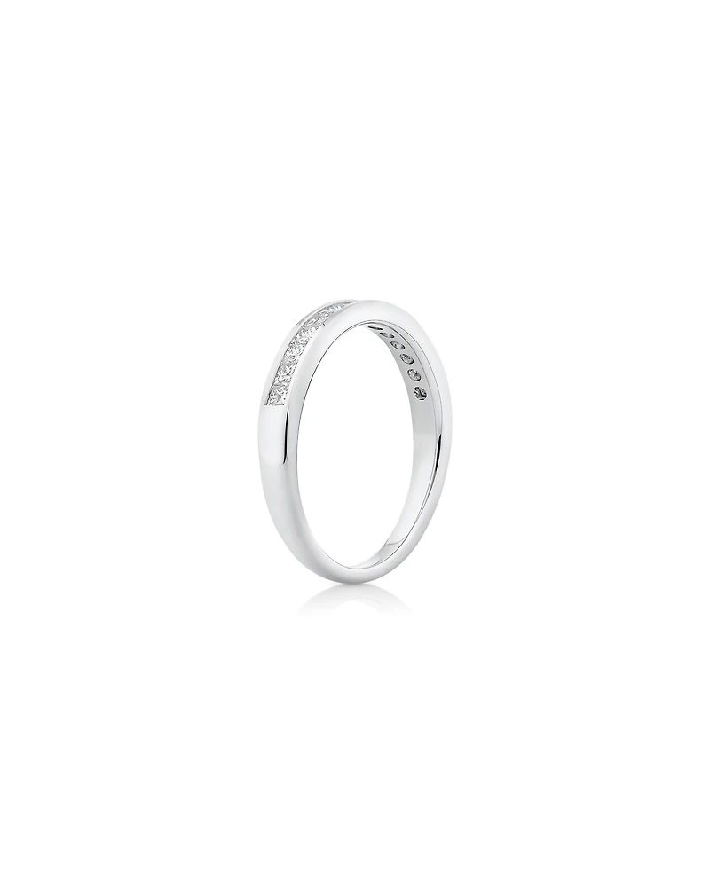 Alliance Evermore en or blanc 14 K avec diamants totalisant 0,50 ct