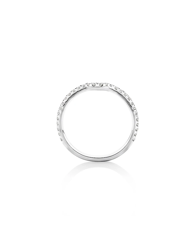 Alliance Sir Michael Hill Designer en or blanc 18 K avec diamants totalisant 0,22 ct