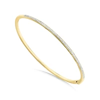 Bangle with 0.25 Carat TW of Diamonds in 10kt Yellow Gold