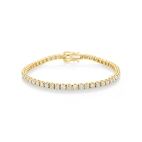 Bracelet de Tennis de 4,92 Carat TW en Diamant en Or Jaune 10kt