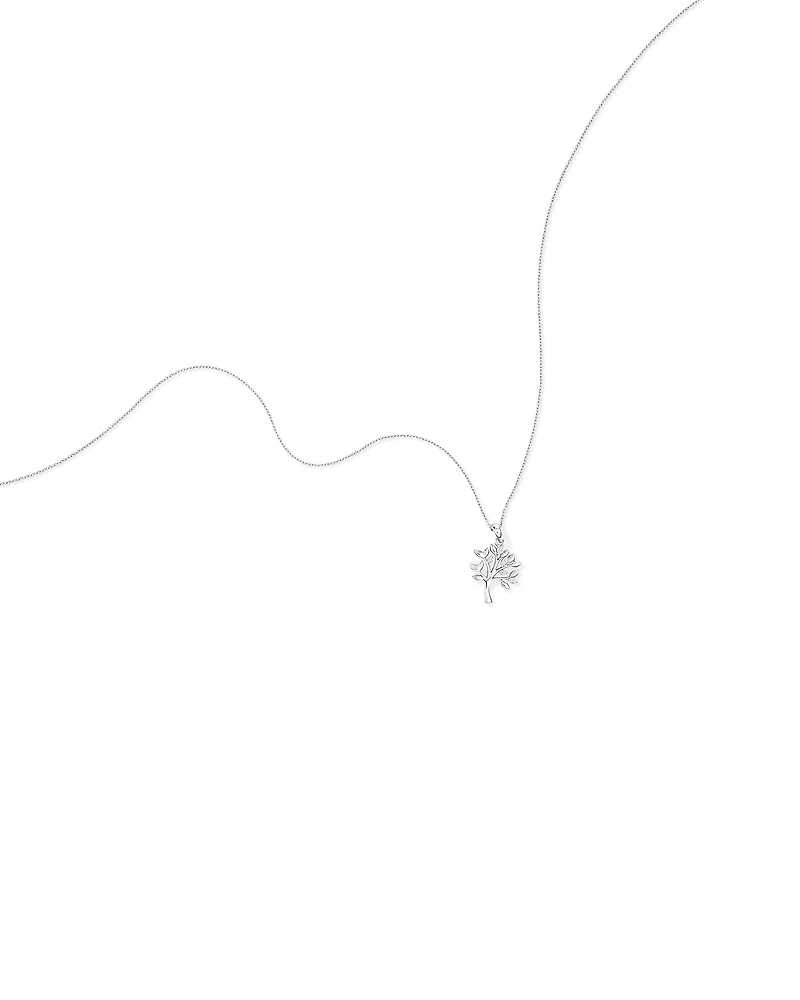 Round Brilliant Cut Cubic Zirconia Cable Chain Necklace Sterling Silver