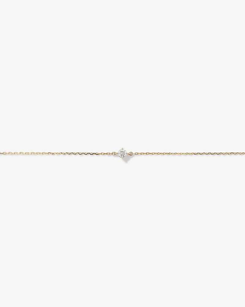 Bracelet with .08 Carat TW Diamond Birthstone in 10kt Yellow Gold