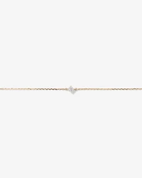 Bracelet with .08 Carat TW Diamond Birthstone in 10kt Yellow Gold