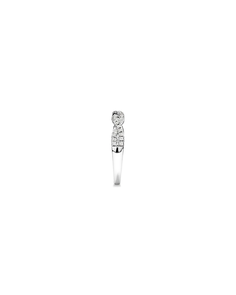 Bague de Mariage de Diamant de 0,20 Carat TW en Or Blanc 14kt