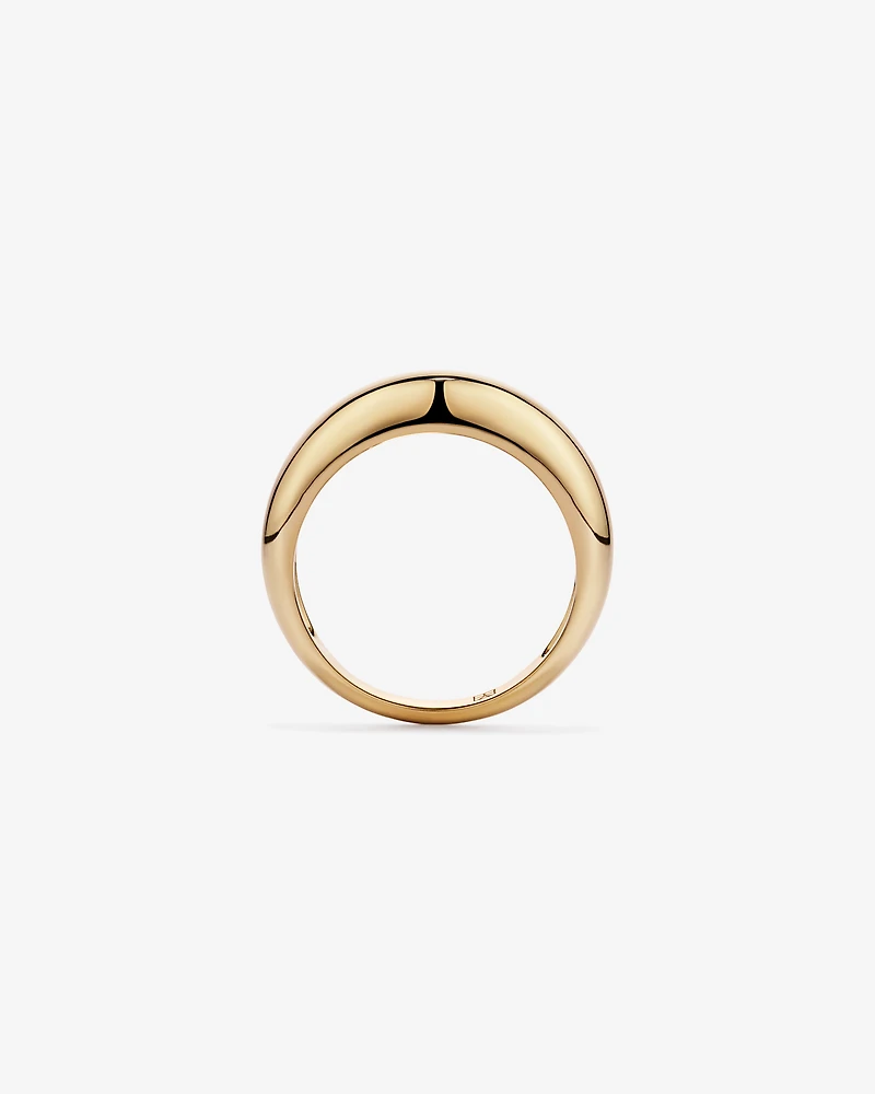 Dome Ring in 18kt Vermeil