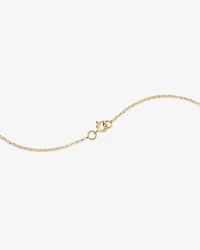 "N" Initial Necklace with 0.10 Carat TW of Diamonds in 10kt Yellow Gold