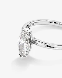 Solitaire Engagement Ring with 1.25 Carat TW of Laboratory-Grown Diamond in 14kt White Gold