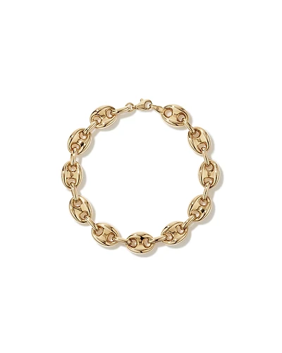 Bracelet Puff Anchor en Vermeil or 18 carats