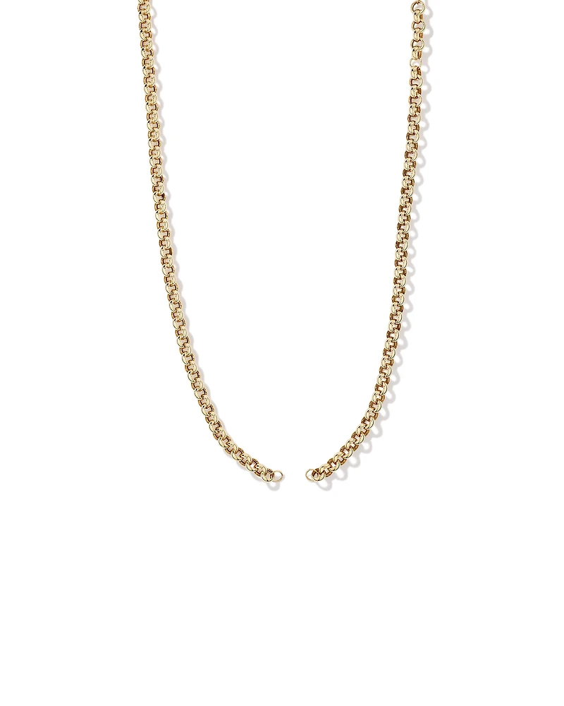 60cm (24") Large Belcher Open Pendant Chain in 10kt Yellow Gold
