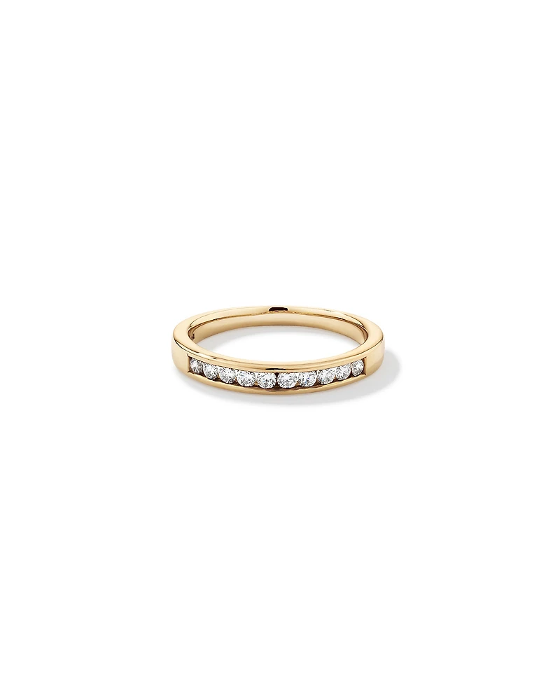 Evermore Wedding Band with 0.25 Carat TW of Diamonds in 18kt Yellow Gold