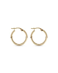 18mm Hoop Earrings in 10kt Yellow Gold