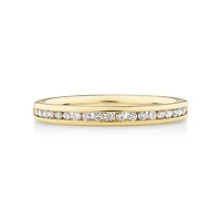 Wedding Band with 0.20 Carat TW of Diamonds in 14kt Yellow Gold