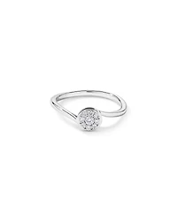 0.12 TW Diamond Promise Ring Sterling Silver