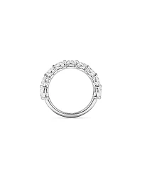 Alliance en or blanc 14 carats sertie d'un diamant rond brillant de 2,74 carats, cultivé laboratoire