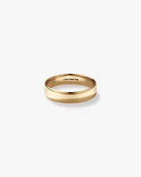 5mm Lite Half Round Polished Wedding Band 10kt Yellow Gold