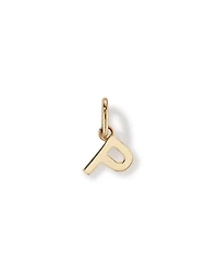 Letter P Initial Pendant in 10kt Yellow Gold