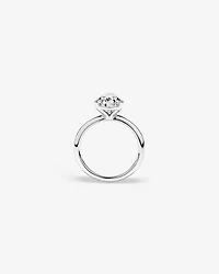 3.00 Carat TW Pear Cut Laboratory-Grown Diamond Solitaire Engagement Ring Platinum