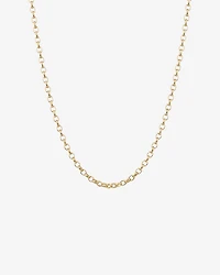 60cm (24") Oval Belcher Chain in 10kt Yellow Gold
