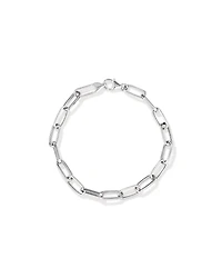 Bracelet trombone de 19 cm en argent sterling
