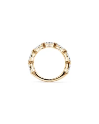 Bague de mariage en diamant 1,40 carat TW Est-Ouest Marquise cultivée laboratoire or jaune 14 carats