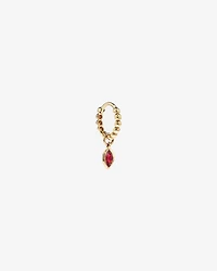 Breloque d'oreille Rubis en or jaune 10 ct