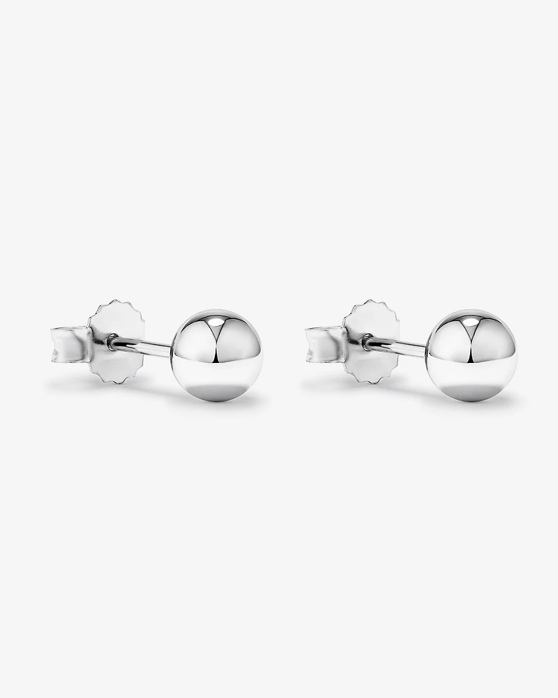 6mm Ball Stud Earrings in Sterling Silver