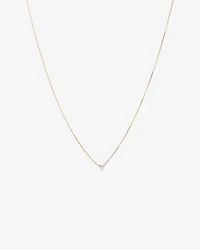 Necklace With 0.08 Carat TW Diamonds in 10kt Yellow Gold