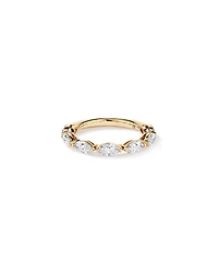 1.40 Carat TW East-West Marquise Laboratory-Grown Diamond Wedding Ring 14kt Yellow Gold