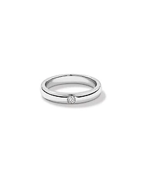 Carat TW Round Brilliant Diamond Duo Wedding Band in 18kt White Gold